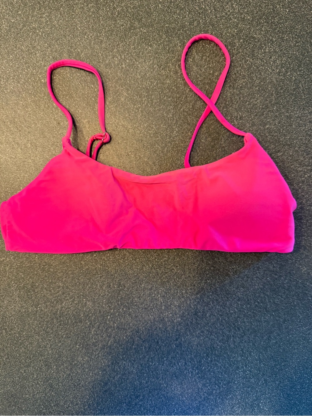 SHEIN Hot Pink Bikini Top